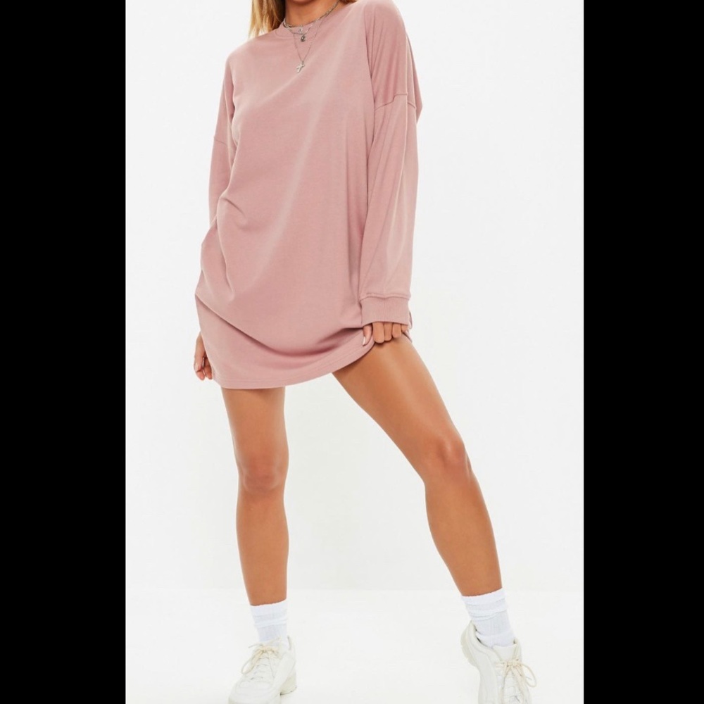 Mauve sweater dress